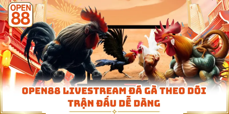 OPEN88 livestream đá gà theo dõi trận đấu dễ dàng